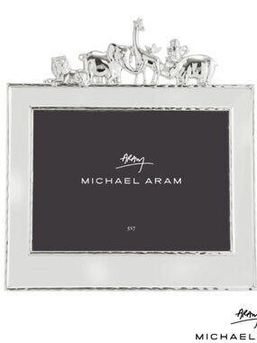 Michael Aram frame silver 5 x 7 with jungle animals